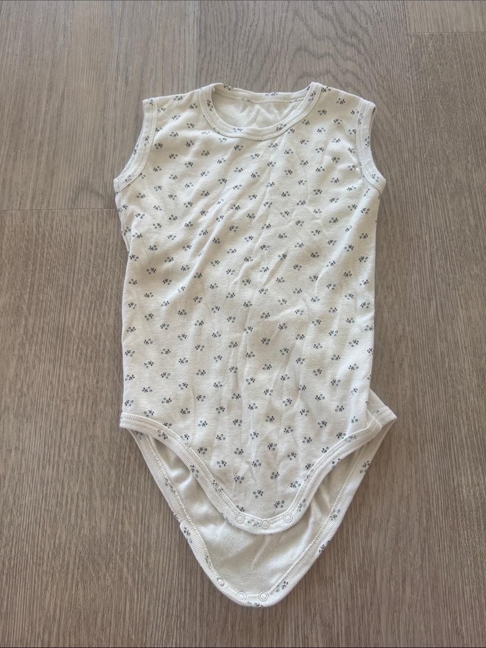 Poudre Organic blueberry onesie